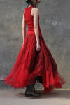 Marc Le Bihan Red Sleeveless Dress 21902